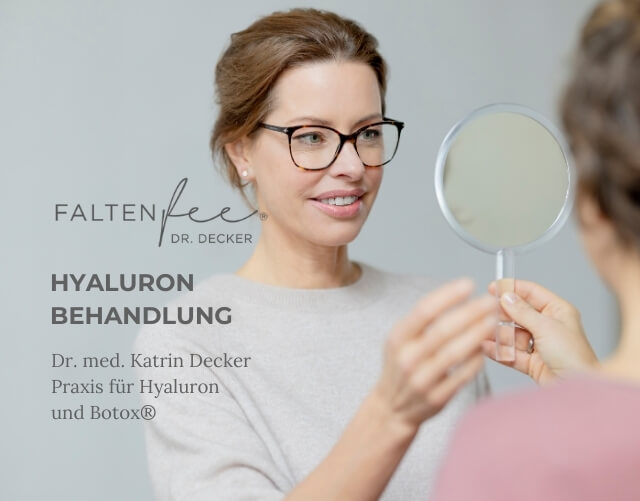 Faltenbehandlung mit Hyaluron Praxis Faltenfee® Dortmund